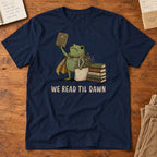 We Read Til Dawn Frog T-Shirt