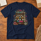 Book Stack Western Print T-Shirt