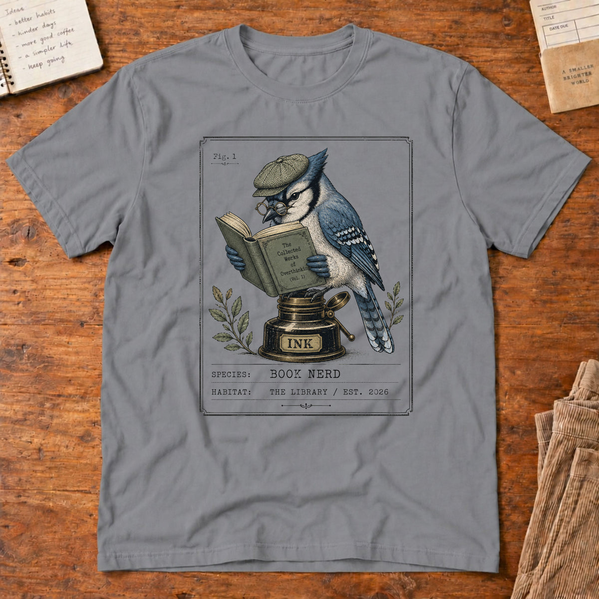 Book Bird Nerd T-Shirt