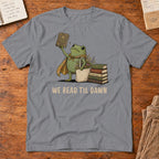 We Read Til Dawn Frog T-Shirt
