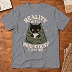 Nonfictiony Outside Cat T-Shirt