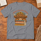 Emotionally Booked and Moody Highland Cow T-Shirt