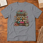 Book Stack Western Print T-Shirt