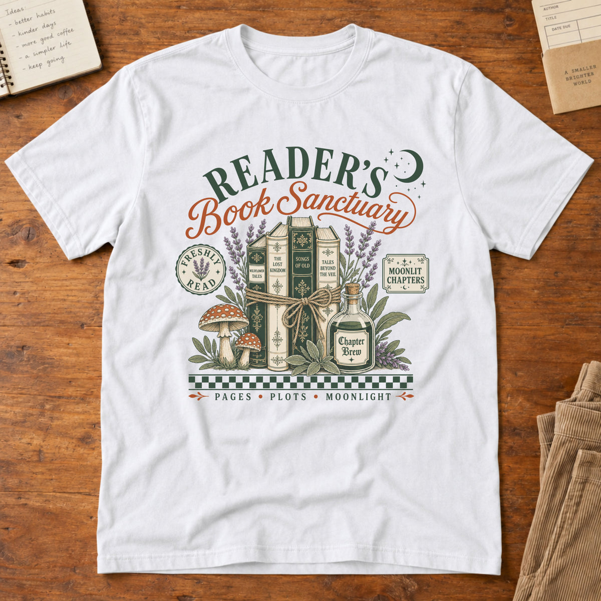 Readers Book Sanctuary T-Shirt
