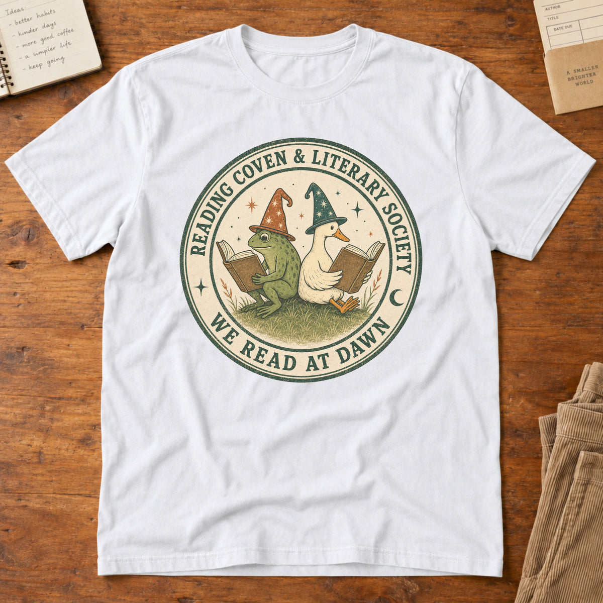 Reading Coven Frog and Goose T-Shirt